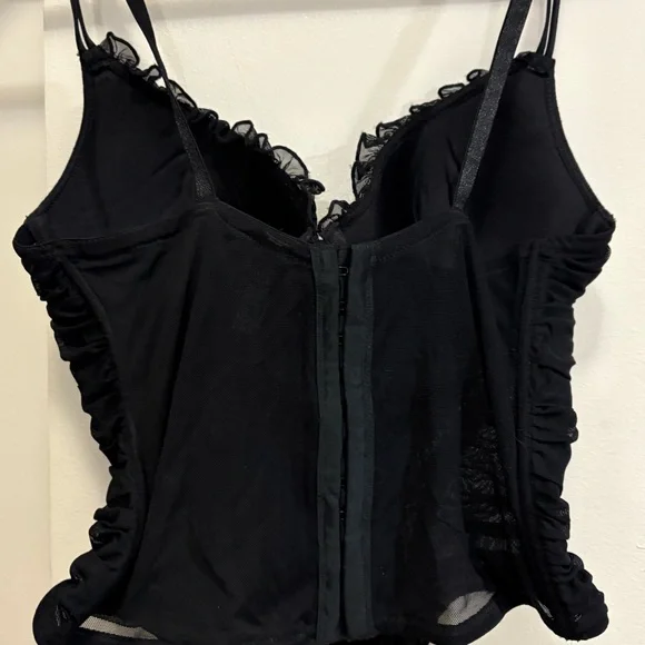 Black Sequin Women's Bra - Picture 5 of 8